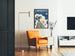 Vintage Poster Lippincott's July with Woman and Fireworks