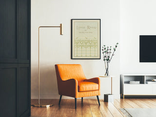 Minimalist botanical decor poster of Little Rivers by Henry Van Dyke