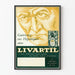Póster vintage publicitario Livartil para cuidar el hígado