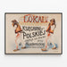 Póster Vintage Librería Polaca Lokal Księgarni Polskiej — cuadro enmarcado en la pared