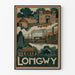 Póster vintage de Longwy, Meurthe-et-Moselle, Francia