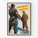 Póster de Propaganda Militar de la Segunda Guerra Mundial - Las conversaciones sueltas pueden causar esto
