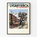 Póster vintage Montmartre Lysarthrol para reumatismos