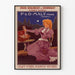 Póster vintage de la casa de joyería F. & D. Malý en Praga
