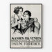 Póster vintage de cine Manden fra Vesten con Pauline Frederick