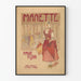 Póster vintage Manette por André Fijan