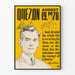 Póster vintage Manuel L. Quezon - Ilustración y cita inspiradora 1978