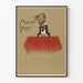 Póster vintage de Marcell Salzer para el teatro de Berlín