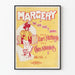 Póster vintage Margery o El chica que adoro estilo Art Nouveau