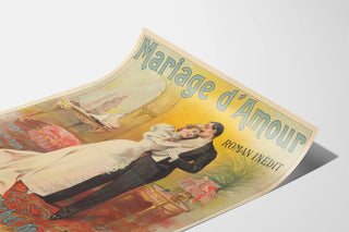 Vintage poster Marriage of Love by Michel Morphy
