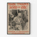 Póster Vintage de Joan of Arc de Mark Twain - Ilustración Medieval