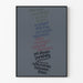 Modern Design Wedding Quote and Scissors Poster