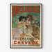 Póster vintage Melrose regenerador favorito para el cabello