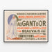 Póster vintage de mercería, perfumería, zapatería, modas, lencería y ropa interior — cuadro enmarcado en la pared