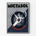 Póster vintage Mictasol regulador urinario estilo industrial