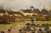 Jardinería de otoño - Émile Barau — vista de la obra