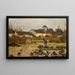 Jardinería de otoño - Émile Barau — cuadro enmarcado en la pared