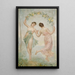 Nymphes dansantes - Émile Charlet — framed artwork on a wall
