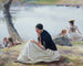 Los recuerdos - Émile Friant — vista de la obra