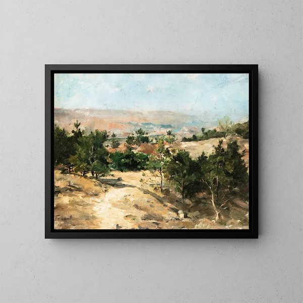 Pins sur le plateau de Malzville - Émile Friant — framed artwork on a wall
