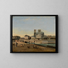 The bedside of Notre-Dame seen from the Quai de la Tournelle - Émile Harrouart — framed artwork on a wall