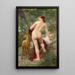 Diane en el bosque - Émile Lévy — cuadro enmarcado en la pared