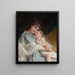 A Tender Embrace - Émile Munier — framed artwork on a wall