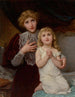 Oración de la noche - Émile Munier — vista de la obra
