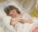 Niña descansando - Émile Munier — vista de la obra
