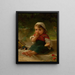 Retrato de un niño - Émile Munier — cuadro enmarcado en la pared