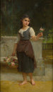La Vendedora de Flores - Émile Munier — vista de la obra