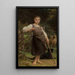 The Shepherdess - Émile Munier — framed artwork on a wall