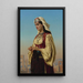 a Greek beauty - Émile Vernet-Lecomte — framed artwork on a wall
