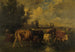 Bétail dans un champ - Émile van Marcke — artwork view