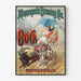 Póster vintage de Minneapolis Brewing Co. Bock de cerveza