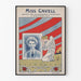 Póster histórico Miss Cavell fusilada en Bruselas 1915