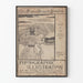 Póster vintage Miss Frances Benjamin Johnston – Ilustración fotográfica y escritura