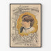 Póster vintage de Miss Margaret Mather bajo la dirección de J.M. Hill