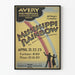 Póster vintage de teatro Mississippi Rainbow