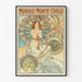 Póster decorativo estilo Mónaco Montecarlo Art Nouveau