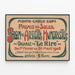 Póster vintage del salón de artistas humoristas de Montecarlo 1909 — cuadro enmarcado en la pared