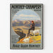 Póster vintage Monthey Champery Aigle Ollon Valais Suiza