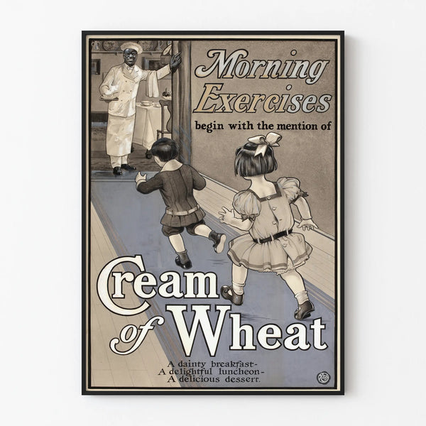 morning-exercises-cream-of-wheat-ad-illustration