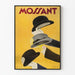 Póster vintage de sombreros Mossant 1938