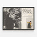 Póster de Muriel Spark - Grandes autores del programa de lectura Time — cuadro enmarcado en la pared