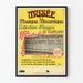 Póster del Museo de la Música Mecánica - Colección de órganos de manivela