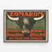Póster vintage Zomarom Bouillon Delicadeza — cuadro enmarcado en la pared