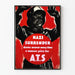 Póster vintage de propaganda de guerra - Rendición Nazi ATS