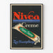 Póster vintage de Nivea Crema Cuidado de la Piel