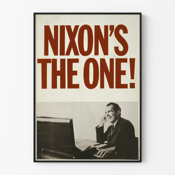 Vintage Nixon's The One Poster for Retro Wall Decoration